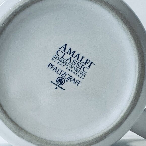 Pfaltzgraff Amalfi Classic Gravy Boat Navy, Burgundy & Dark Green Design VINTAGE - Picture 6 of 10